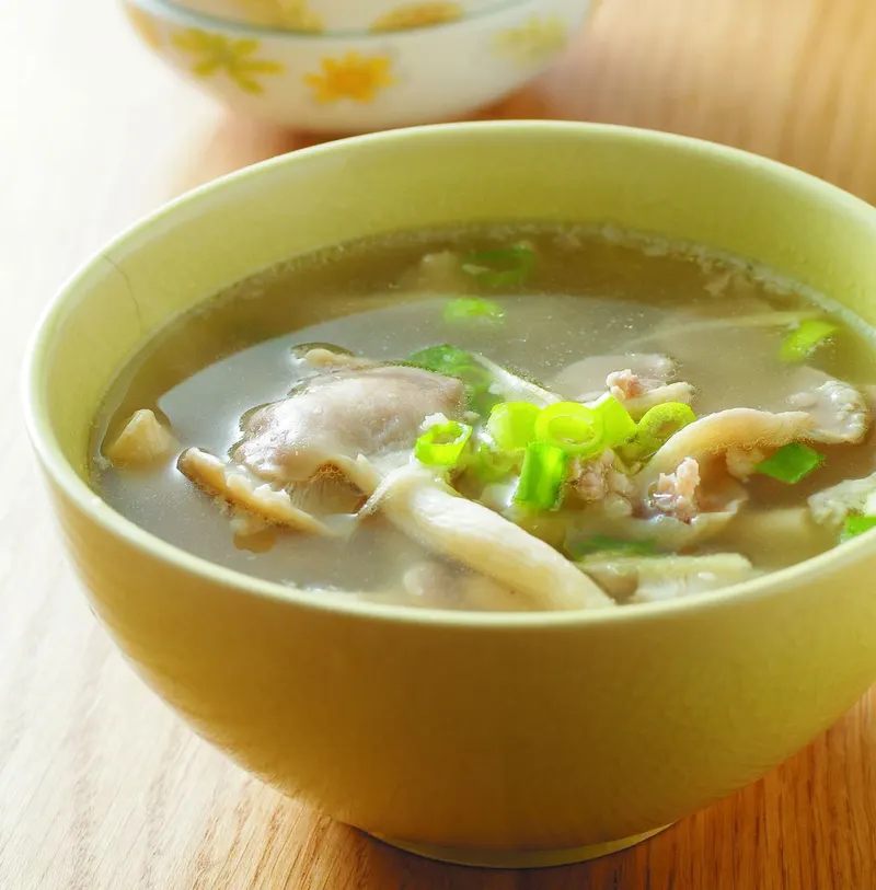 肉末鮮菇湯