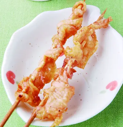 串烤雞皮