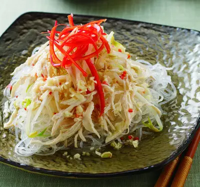 魚露雞絲涼冬粉