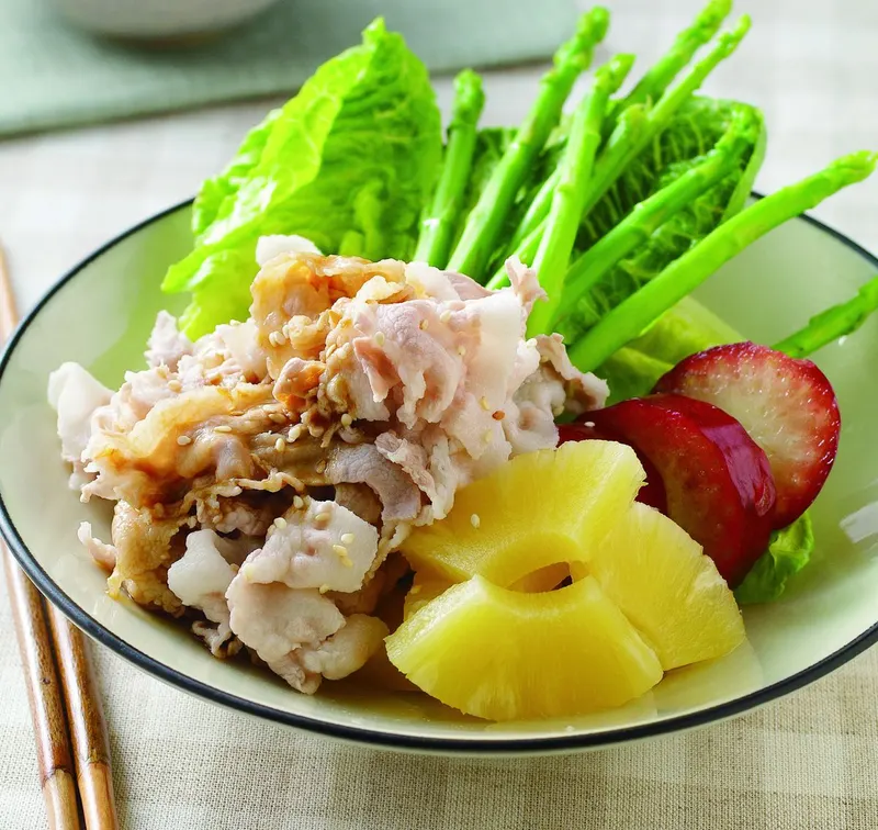 冰鎮肉片蔬果沙拉