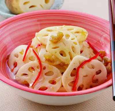 梅汁拌蓮藕