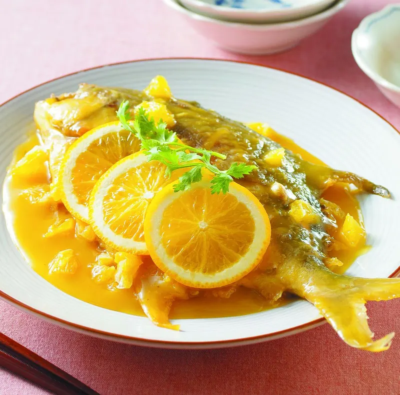 橙汁鯧魚