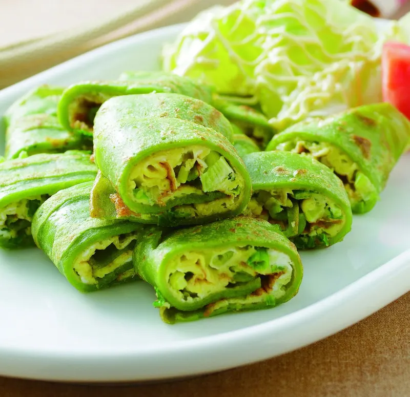 抹茶蛋餅卷