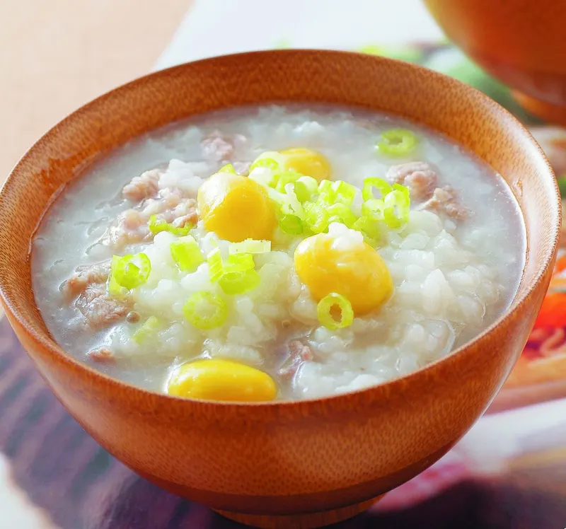 白果牛肉粥