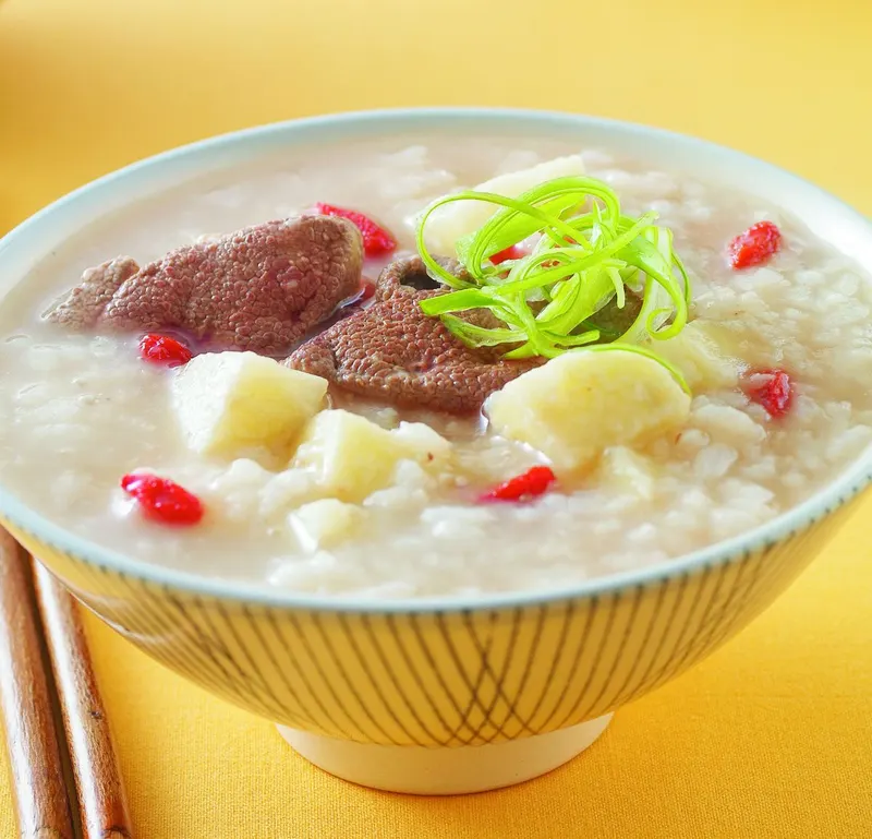 山藥豬肝粥