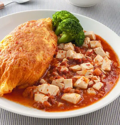 肉醬豆腐蛋包飯個人套餐