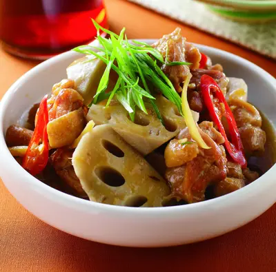 蓮藕雞肉燒