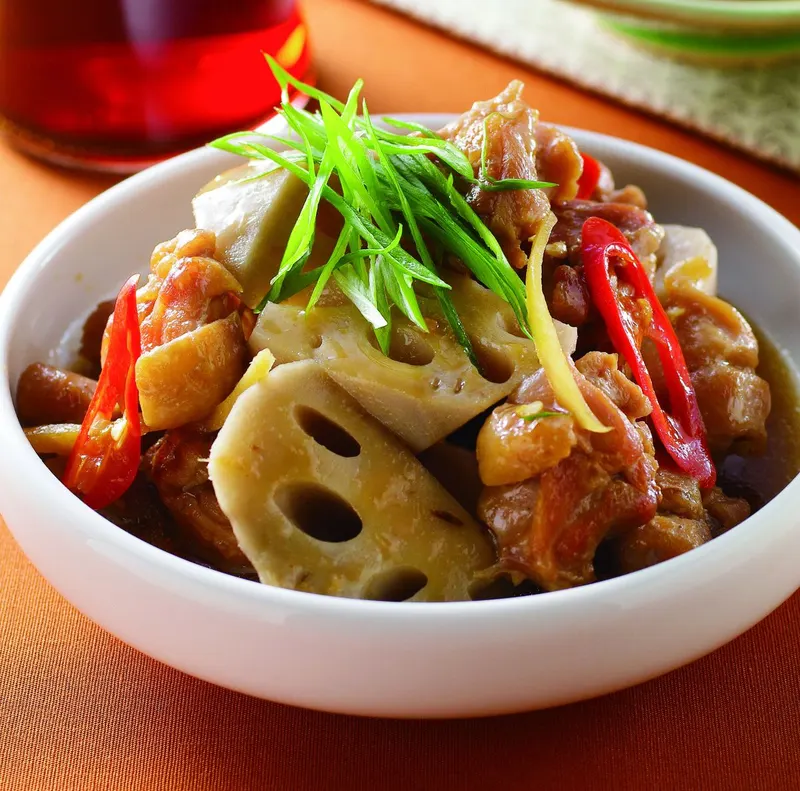 蓮藕雞肉燒