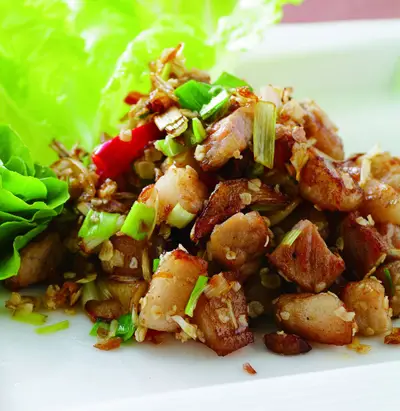 燕麥片炒回鍋豬肉
