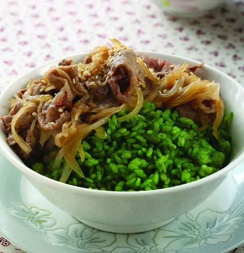 和風抹茶牛肉飯