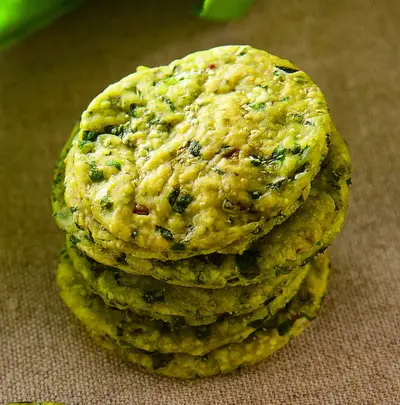 菠菜薄餅