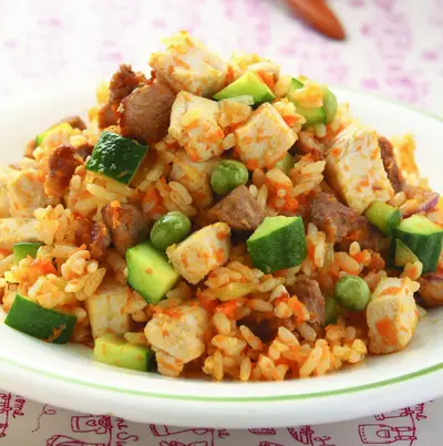 旗魚雞粒炒飯