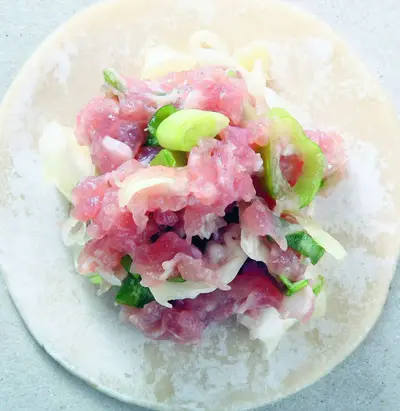 高麗菜豬肉餡