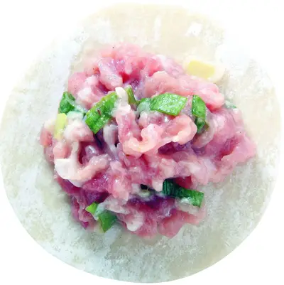 鮮蝦豬肉餡