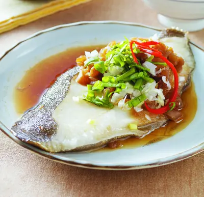 客家菜脯蒸鱈魚