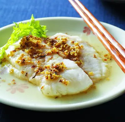 桂花蒸魴魚