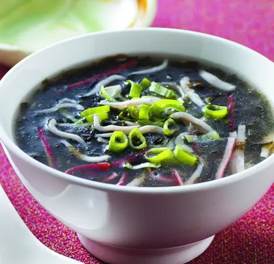 紫菜吻仔魚羹