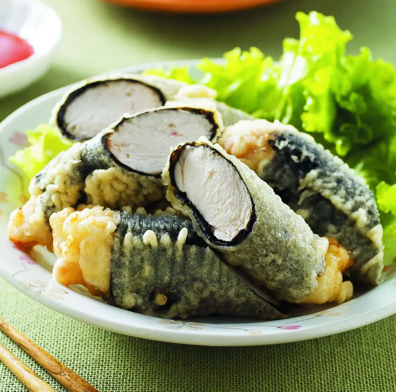 紫菜雞肉卷