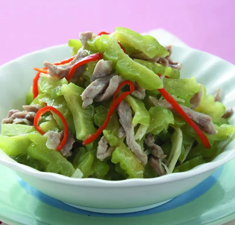 肉絲炒苦瓜