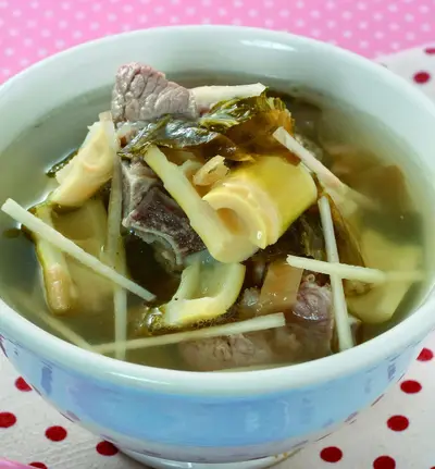 福菜桂竹筍湯