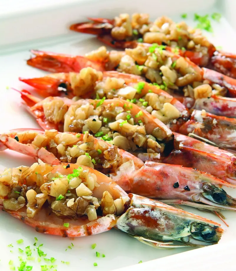 奶油核桃焗蝦