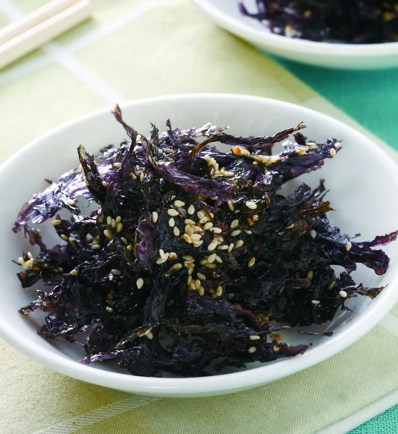 芝麻炒紫菜