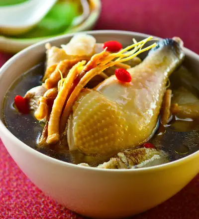 人蔘燉雞湯(1)