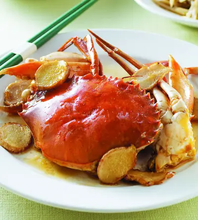 麻油炒螃蟹