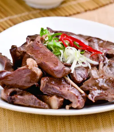 麻油豬心