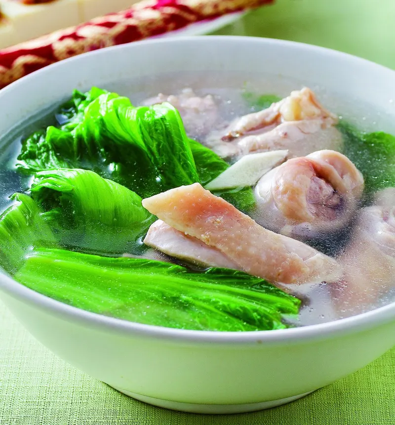 芥菜雞湯(2)