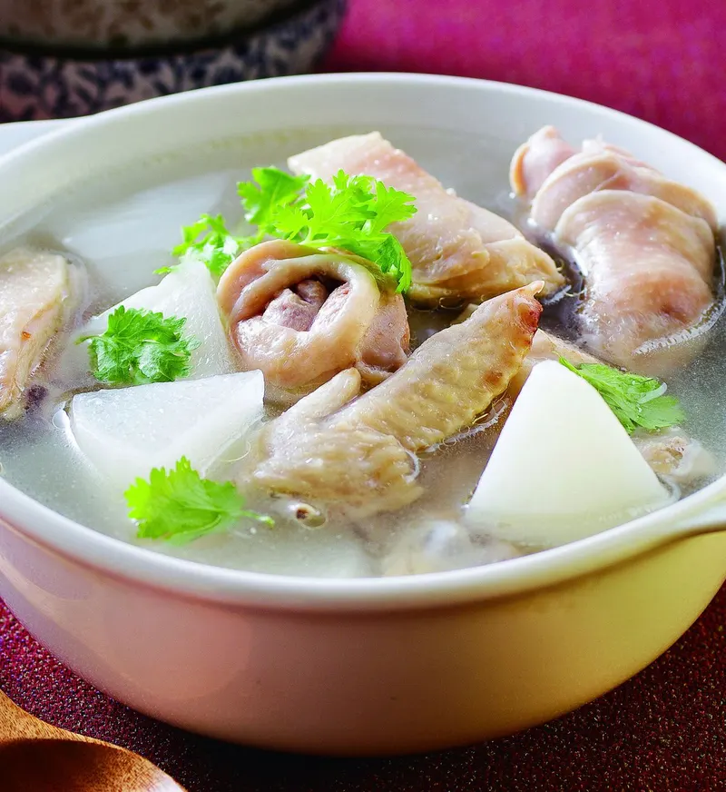 蘿蔔雞湯