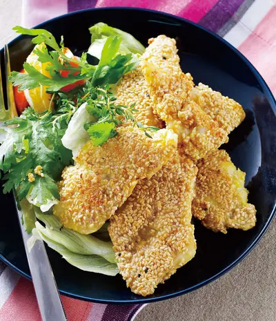 香煎芝麻魚片