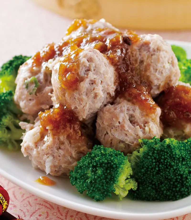 清蒸牛肉丸