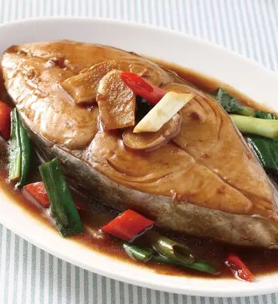 蔥燒土魠魚