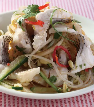 麻辣拌魚片