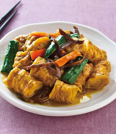 綠咖哩豆腸