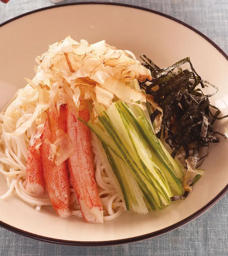 芥末蟹肉涼麵