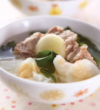 冬瓜籽排骨海帶芽湯