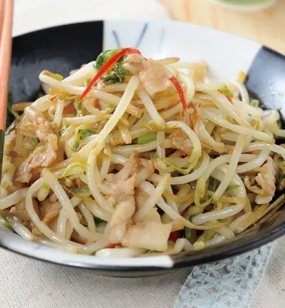 經典炒綠豆芽