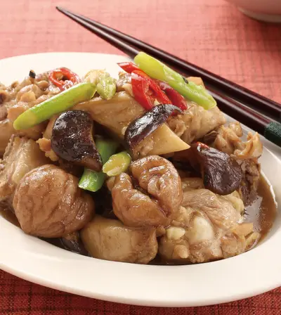 栗子燒香菇(1)