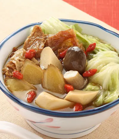 麻油白菜溫補煲