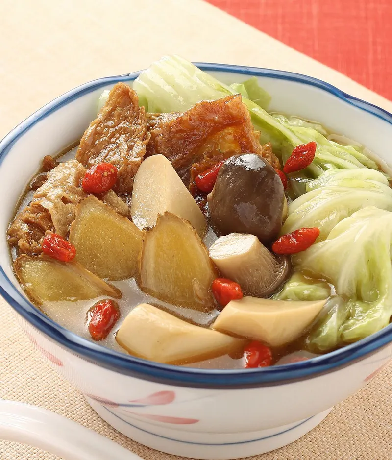 麻油白菜溫補煲