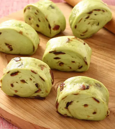 抹茶桂圓小饅頭