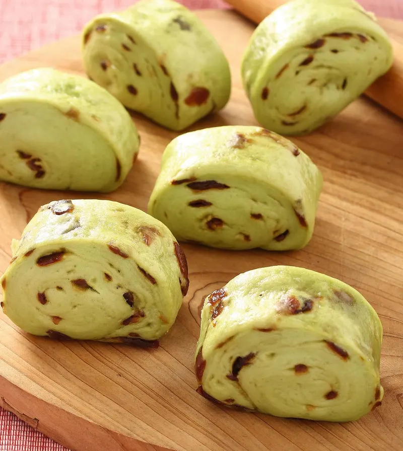 抹茶桂圓小饅頭