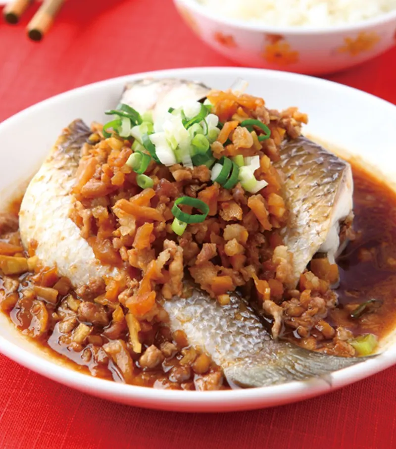 菜脯蒸魚