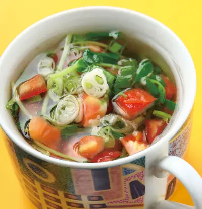 番茄豆苗湯