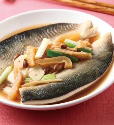 醃瓜燜虱目魚肚