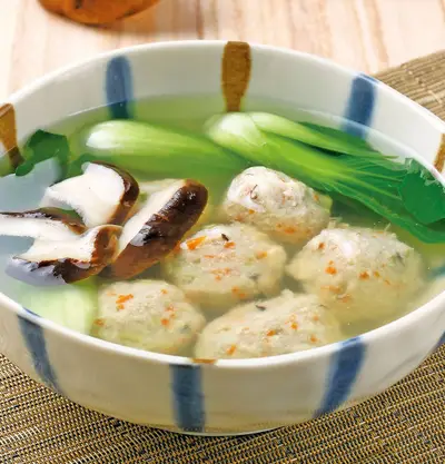豆腐蔬菜丸湯