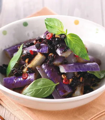 豆豉蒸紫茄