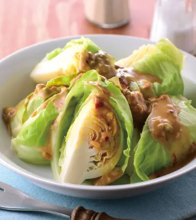 腐乳醬蒸高麗菜苗